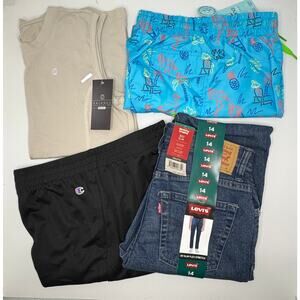 Boys Clothing Bundle (4 Items) – Size 14/16 & Levi’s 14 - BUNDLED VALUE (Lot 2)